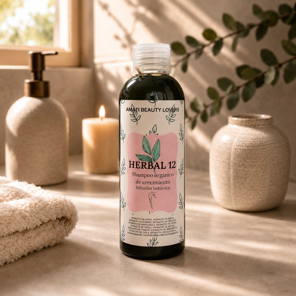 Shampoo Líquido Herbal 12 - Acelera el crecimiento