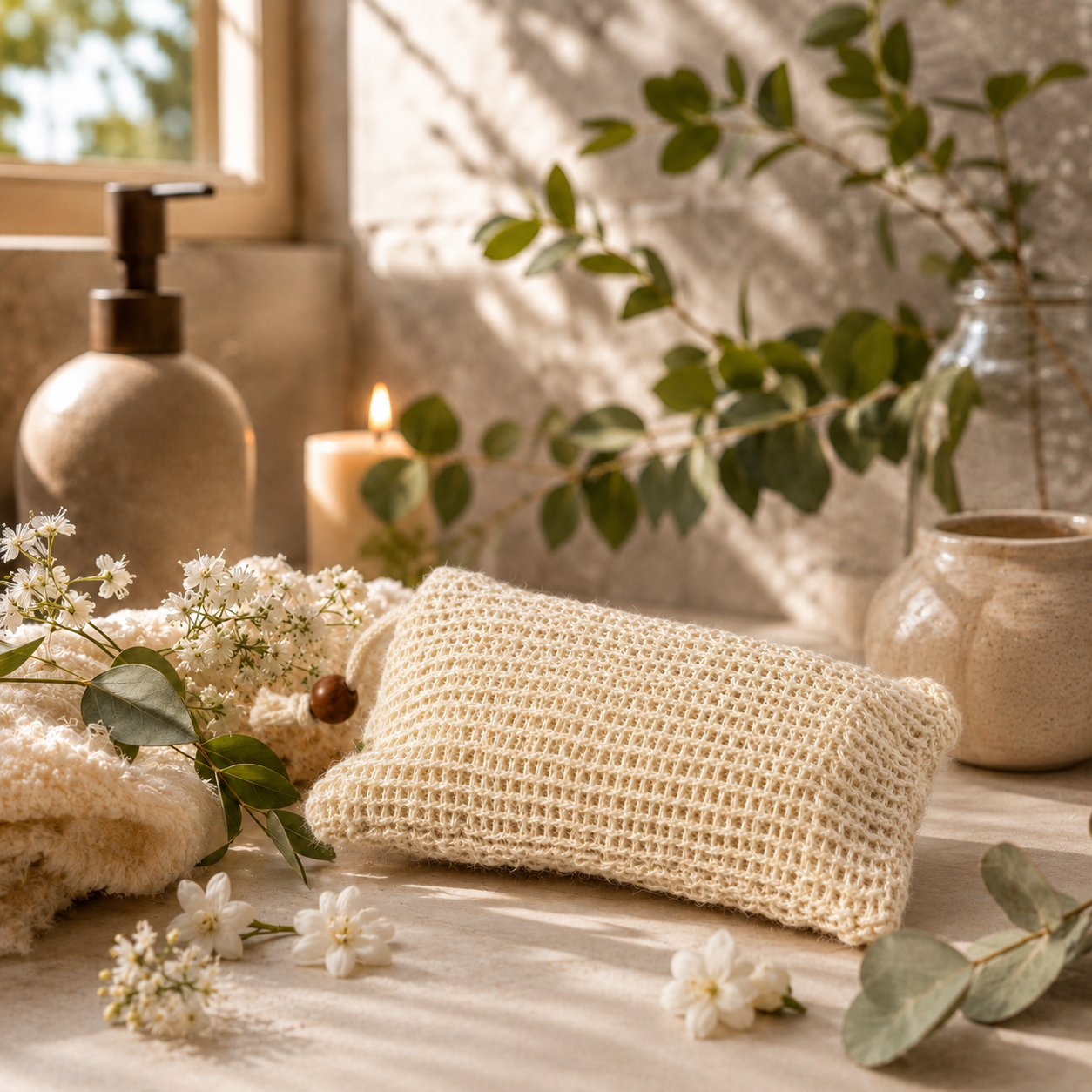 Bolsa en Sisal Natural