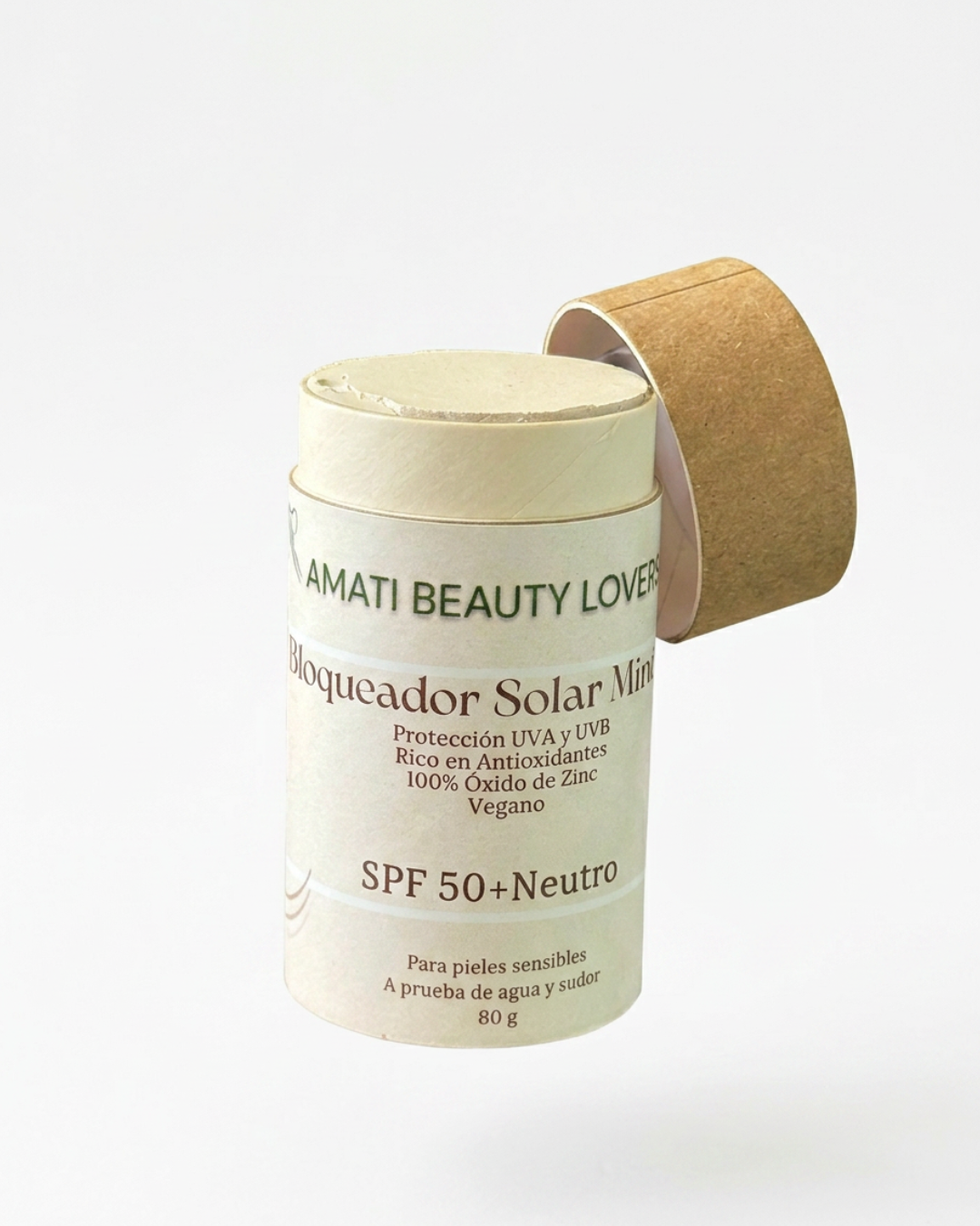 Bloqueador Natural Libre de Filtros solares químicos